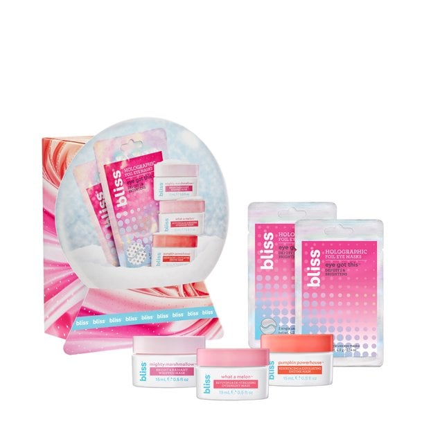Bliss Snow Globe Face Mask Set