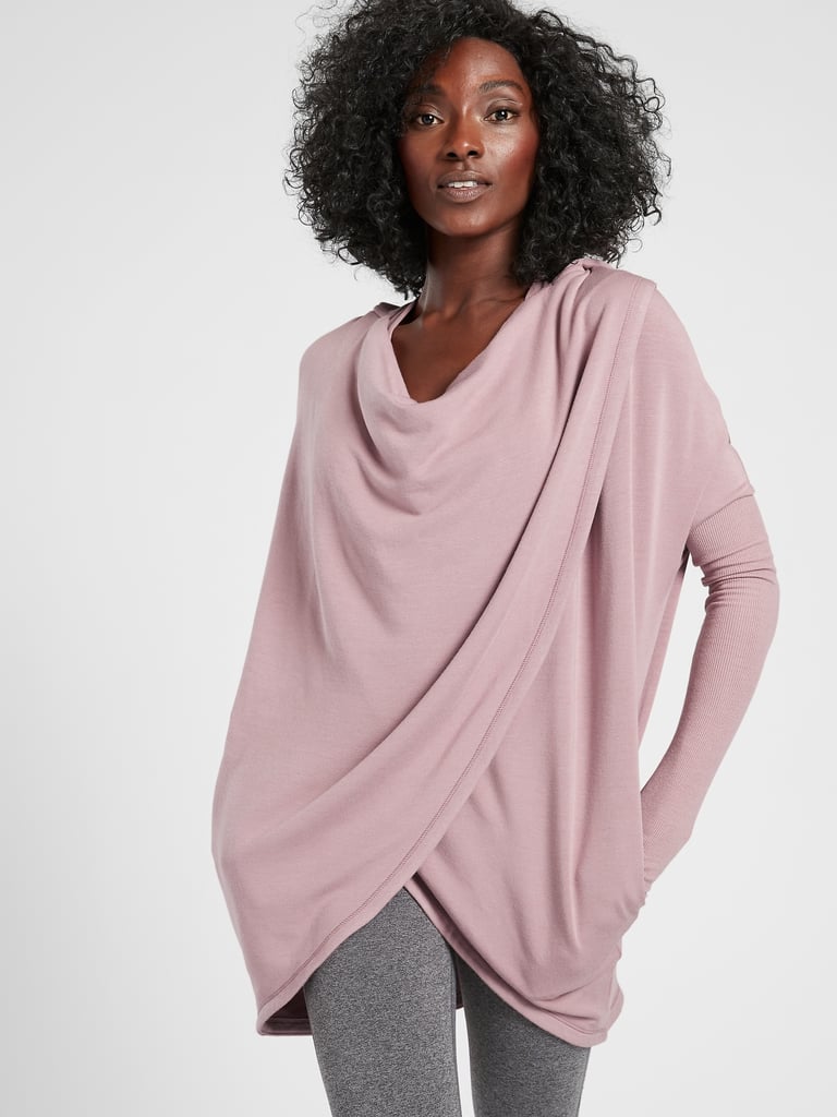 Athleta Purana Wrap Sweatshirt