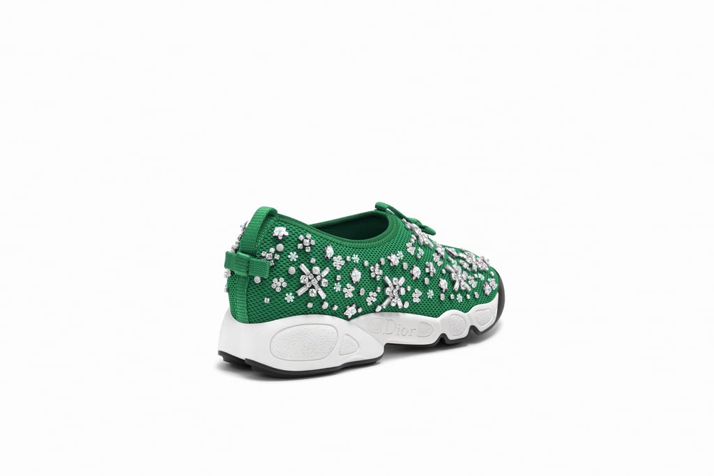 Green Technical Fabric Dior Fusion Sneaker (available in boutiques)