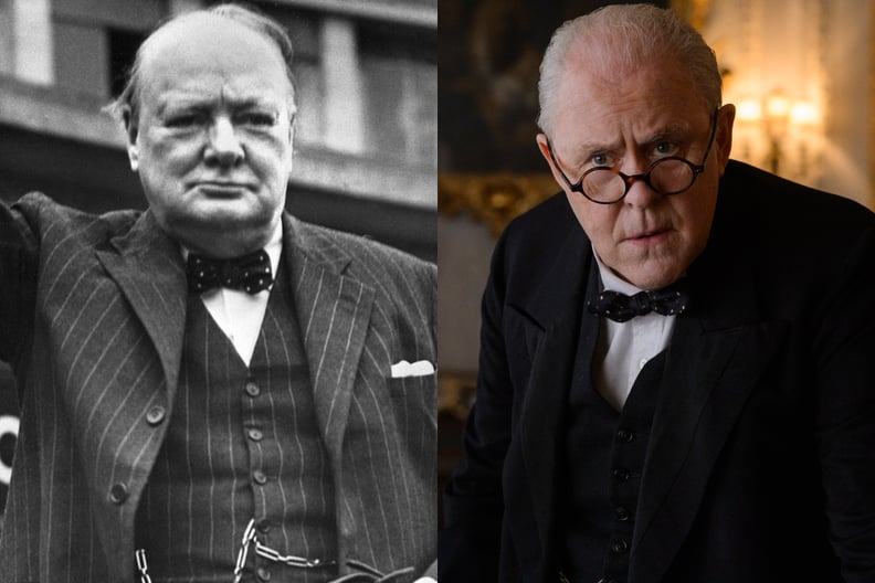Winston Churchill and John Lithgow