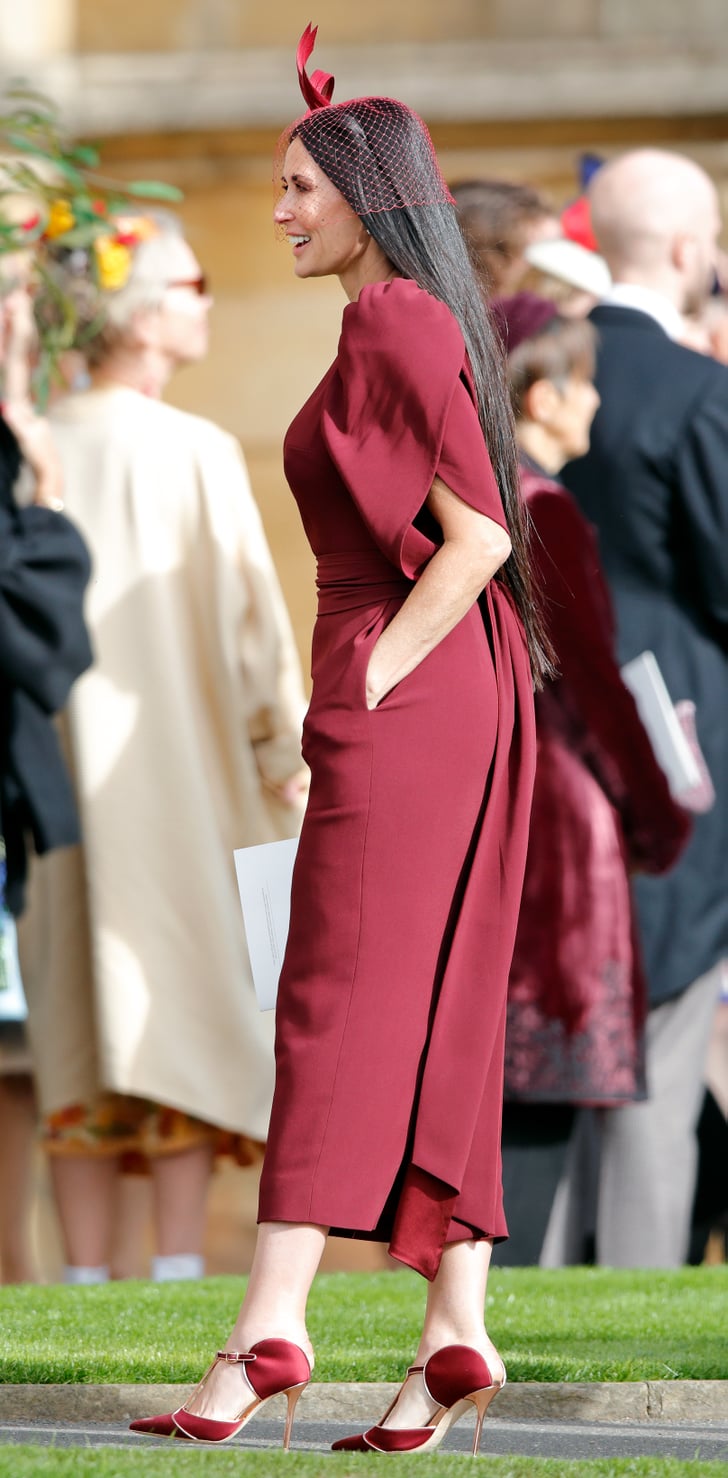 Demi Moore Dress at Princess Eugenie's Wedding | POPSUGAR ...