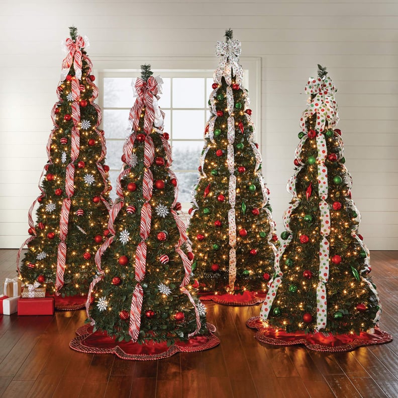 BrylaneHome 6' Fully Decorated Pre-Lit Pop-Up Christmas Tree