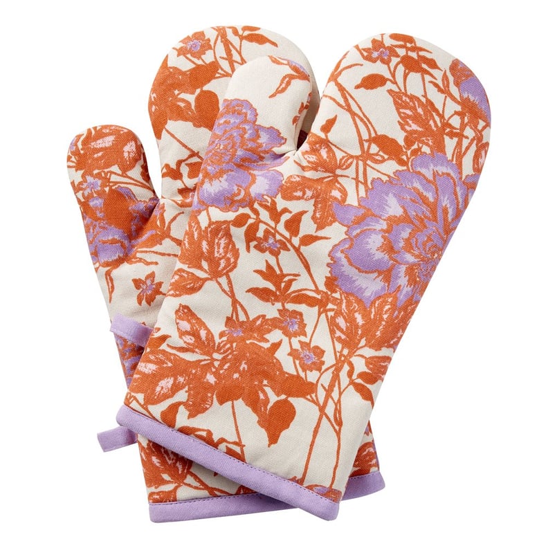 Drew Barrymore Flower Home Vintage Floral Oven Mitt Two Piece Set