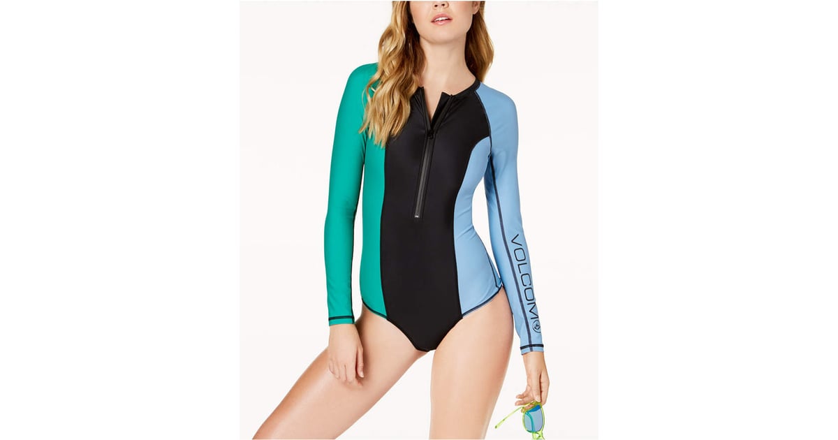 Colorblocked LongSleeve Women's Swimsuit Best LongSleeved