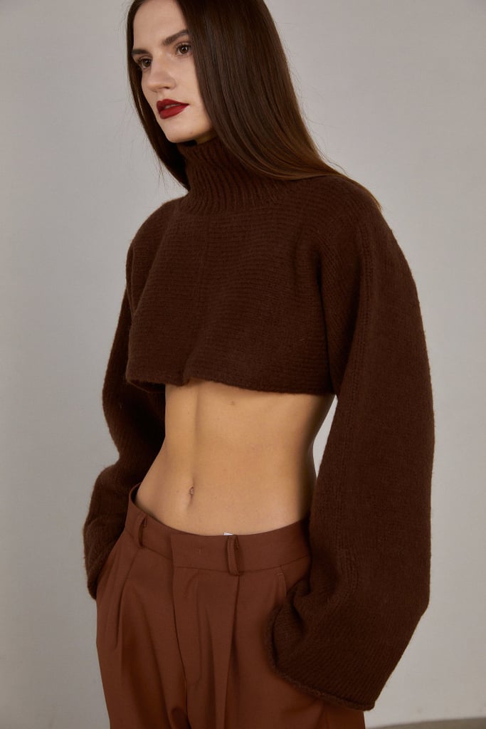 Cropped Knit Turtleneck Source Unknown Is A New Brand That Should Be On Your Radar Popsugar