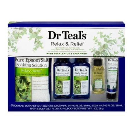 Dr Teal's Relax & Relief Eucalyptus Assorted Spa Gift Set