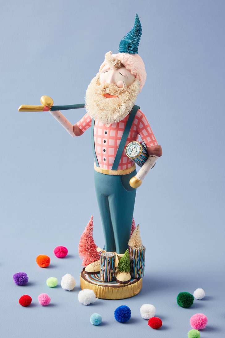 Logan the Lumberjack Nutcracker Anthropologie Christmas Decorations 2019 POPSUGAR Home Photo 17