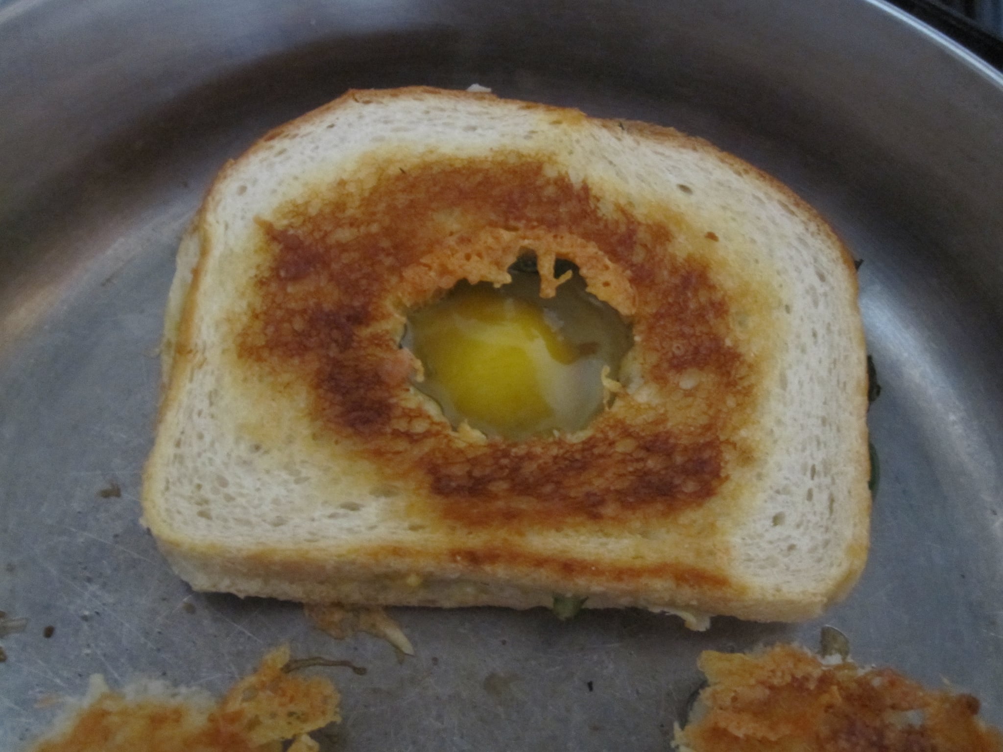 Fried Egg Grilled Cheese Sandwich POPSUGAR Food
