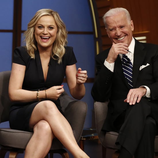 Joe Biden and Amy Poehler on Late Night With Seth Meyers