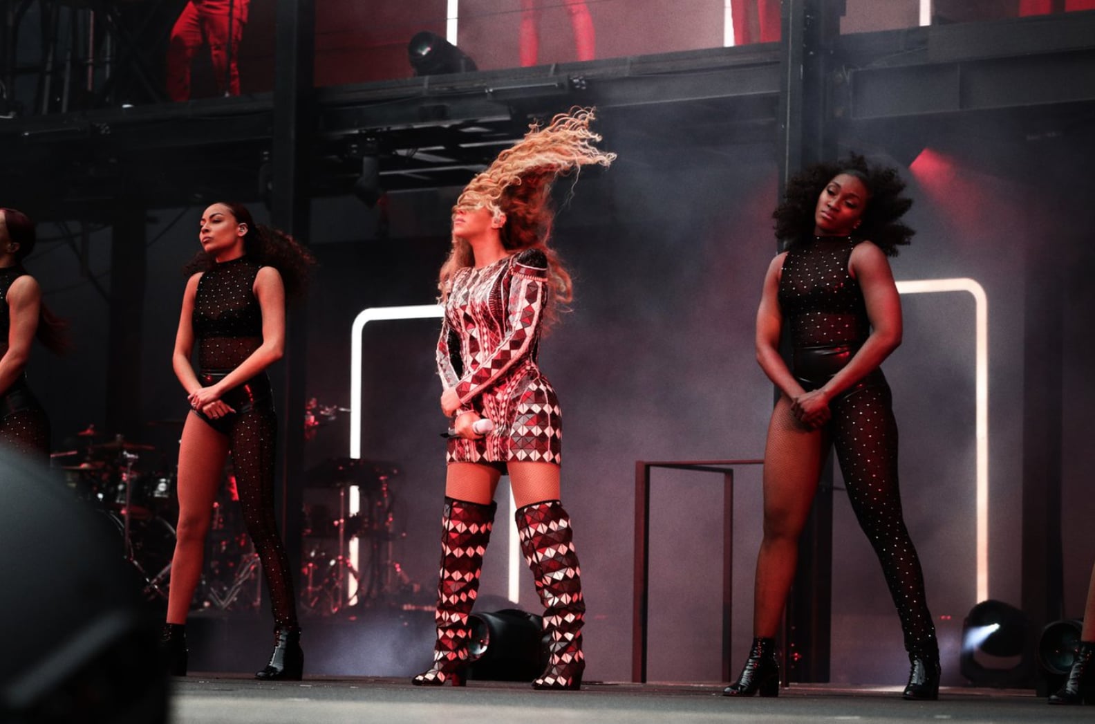 Beyoncé's On the Run II Tour Costumes | POPSUGAR Fashion