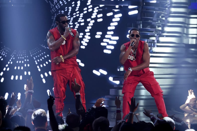 NEWARK, NEW JERSEY - SEPTEMBER 12: (L-R) Diddy and King Combs perform onstage at the 2023 MTV Video Music Awards on September 12, 2023 in Newark, New Jersey. (Photo by Dia Dipasupil/Getty Images)