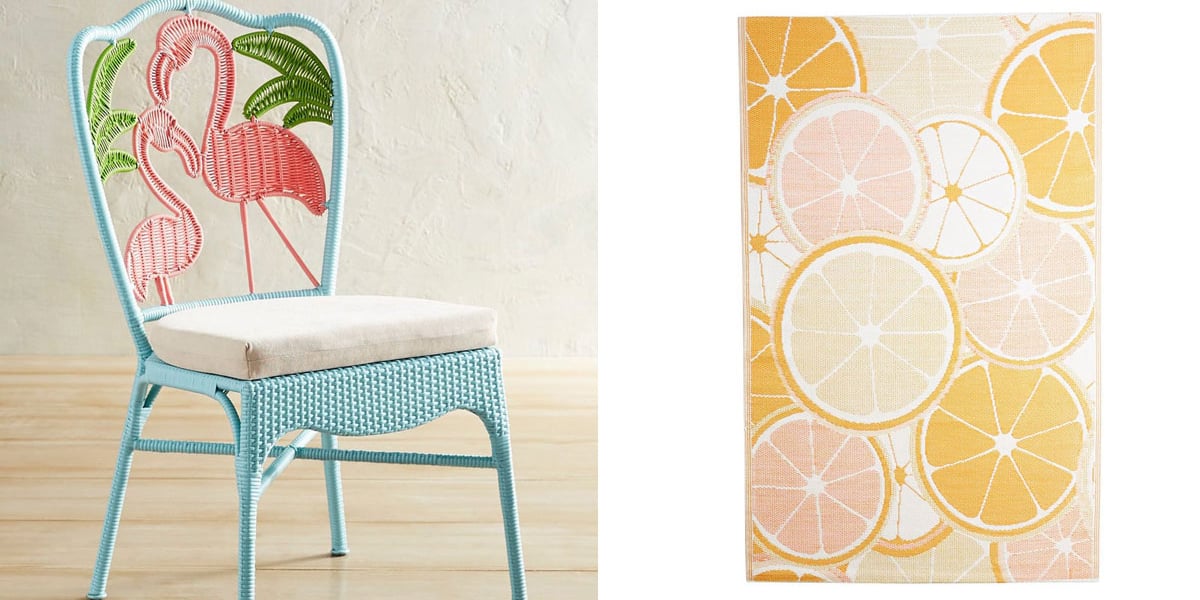 Pier one deals flamingo lamp