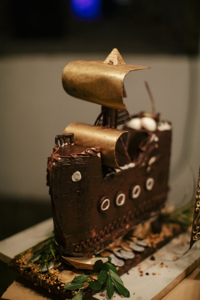 Ship-Shaped Cake