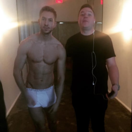 Calvin Harris in Underwear Instagram Photo August 2016
