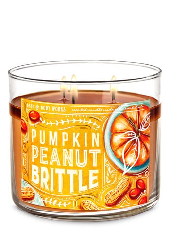 Pumpkin Peanut Brittle 3-Wick Candle