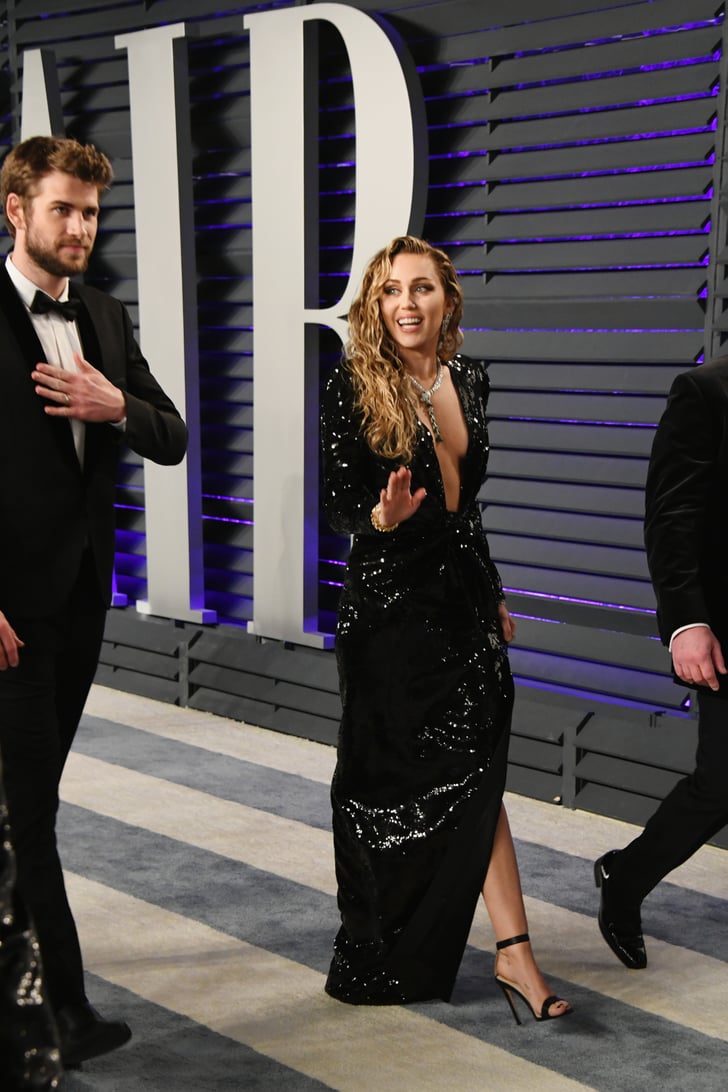 Miley Cyrus Vanity Fair Oscar Party Dress 2019 Popsugar Fashion Uk Photo 3 9592