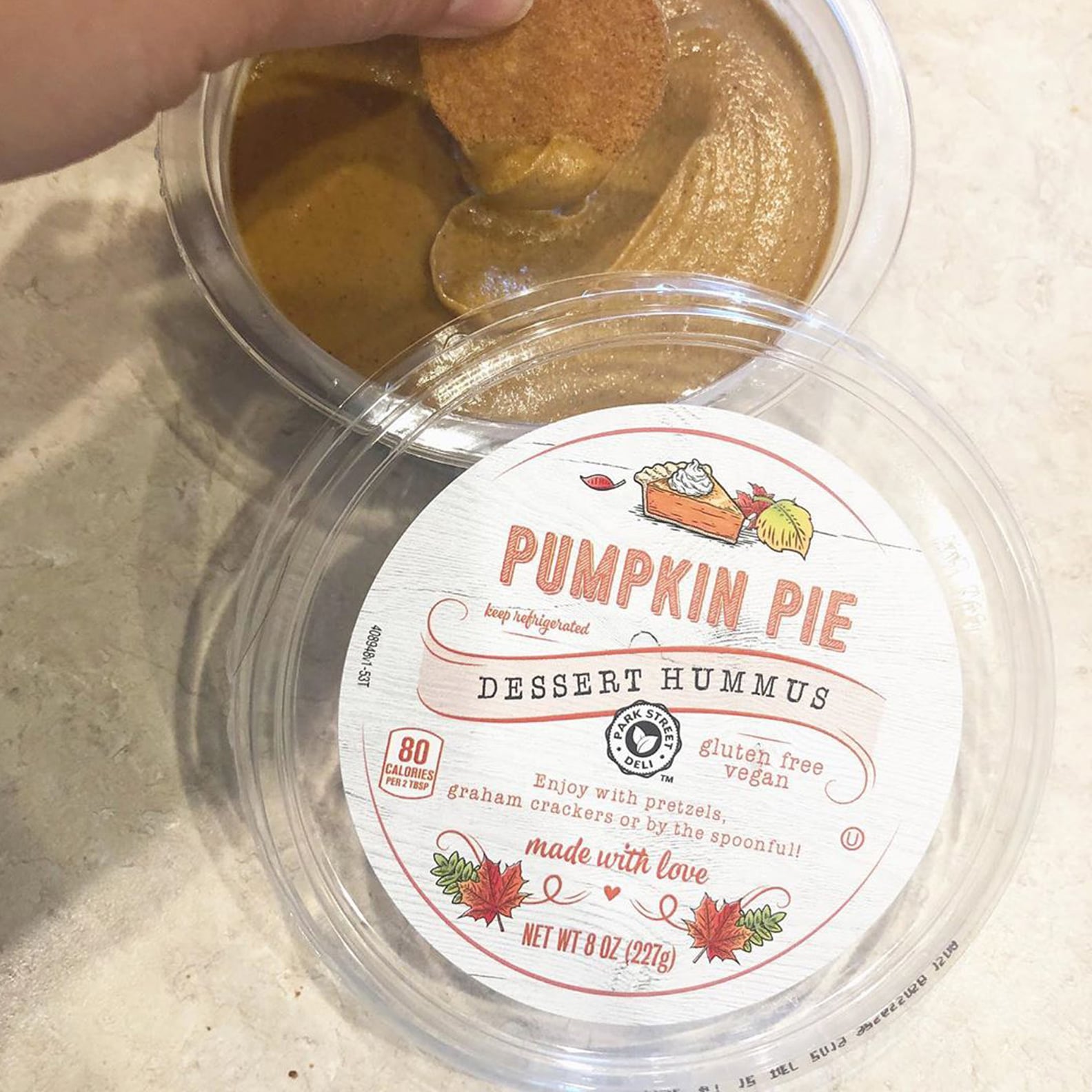 Aldi Has Sea Salt Caramel and Pumpkin Pie Dessert Hummus POPSUGAR Food