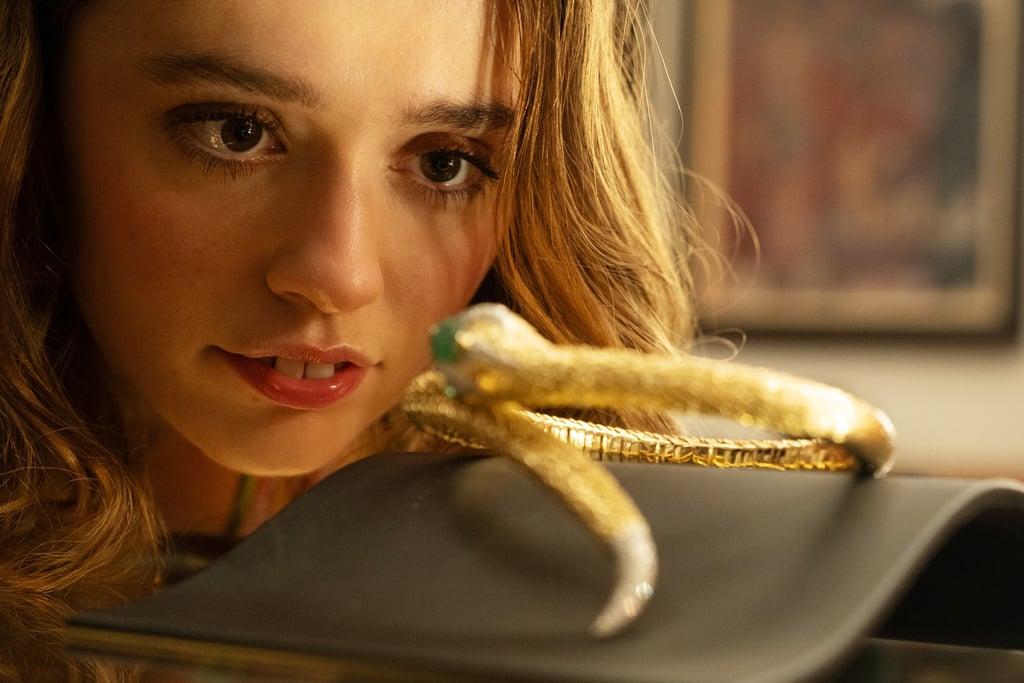Chelsea Eyes a Snake Choker on "The White Lotus" Season 3, Episode 2