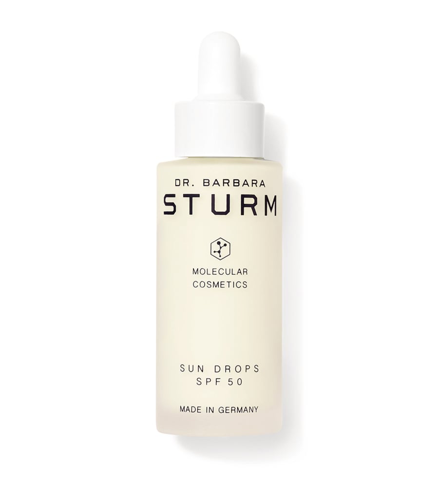 "I always travel with the Dr. Barbara Sturn Sun Drops SPF 50 ($145) so I can make sure wherever I go, I know I have a high level SPF to dab on while running around town or relaxing on vacation." — LS