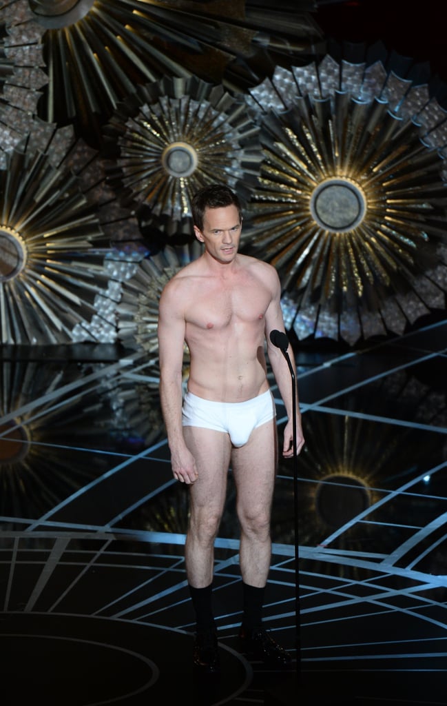 Neil Patrick Harris In Underwear At Oscars 2015 Pictures Popsugar