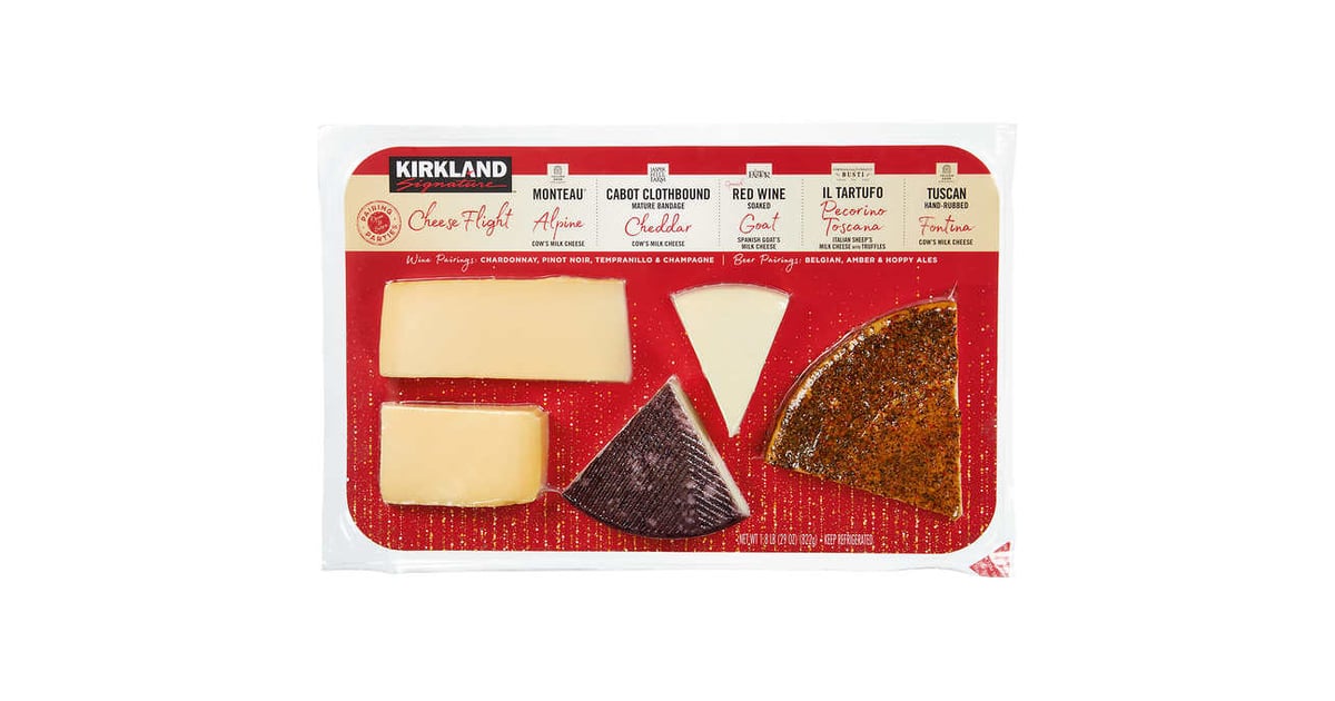 Costco's Alpine, Cheddar, Goat, Pecorino Toscana, and Fontina Cheese