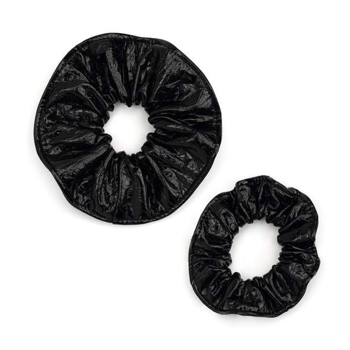 Justine Marjan x Kitsch Patent Leather Scrunchie Review POPSUGAR Beauty