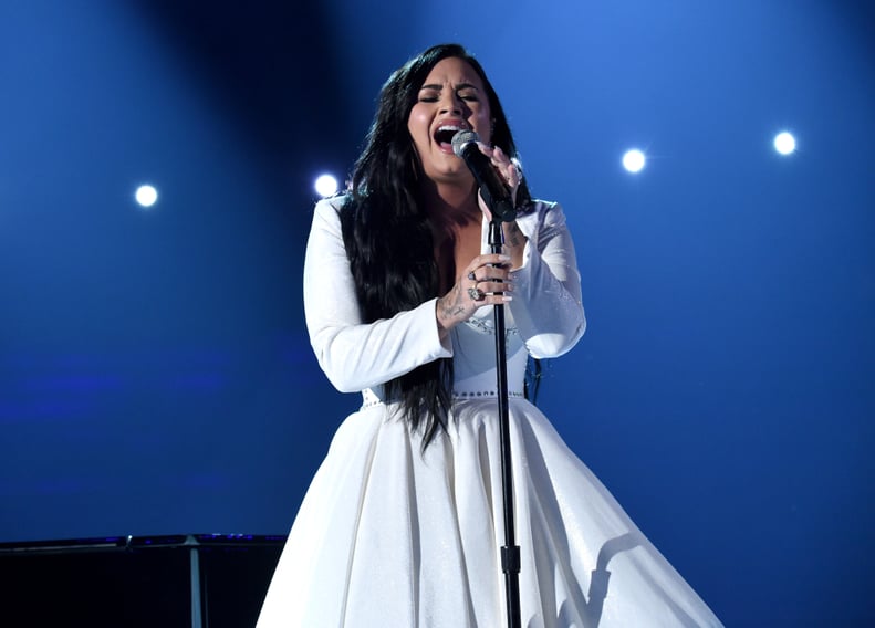 LOS ANGELES, CALIFORNIA - JANUARY 26: Demi Lovato performs at the 62nd Annual GRAMMY Awards on January 26, 2020 in Los Angeles, California. (Photo by John Shearer/Getty Images for The Recording Academy)