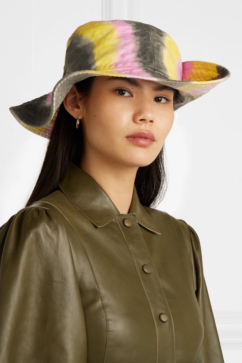 Ganni Tie-Dyed Cotton Bucket Hat