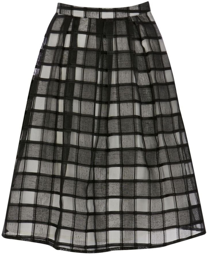 Warehouse Check Skirt