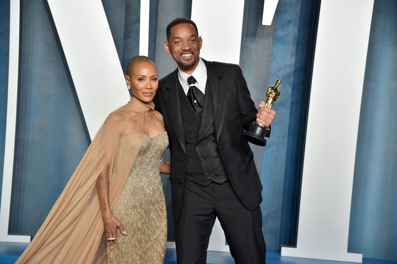 Will Smith and Jada Pinkett Smith at the 2022 Vanity Fair Oscars Party