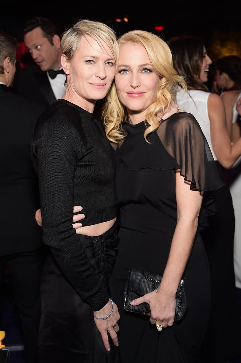 Robin Wright and Gillian Anderson