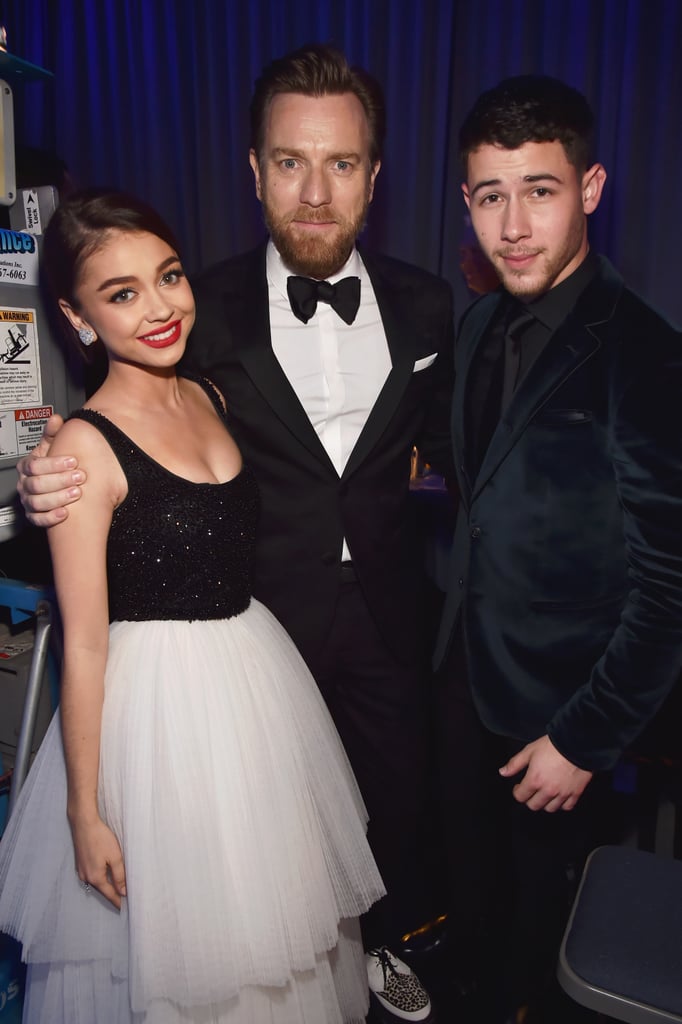 Pictured: Sarah Hyland, Ewan McGregor, and Nick Jonas