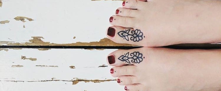 Buy Floral Temporary Tattoo  Colorful Temporary Tattoo  Vintage Online in  India  Etsy
