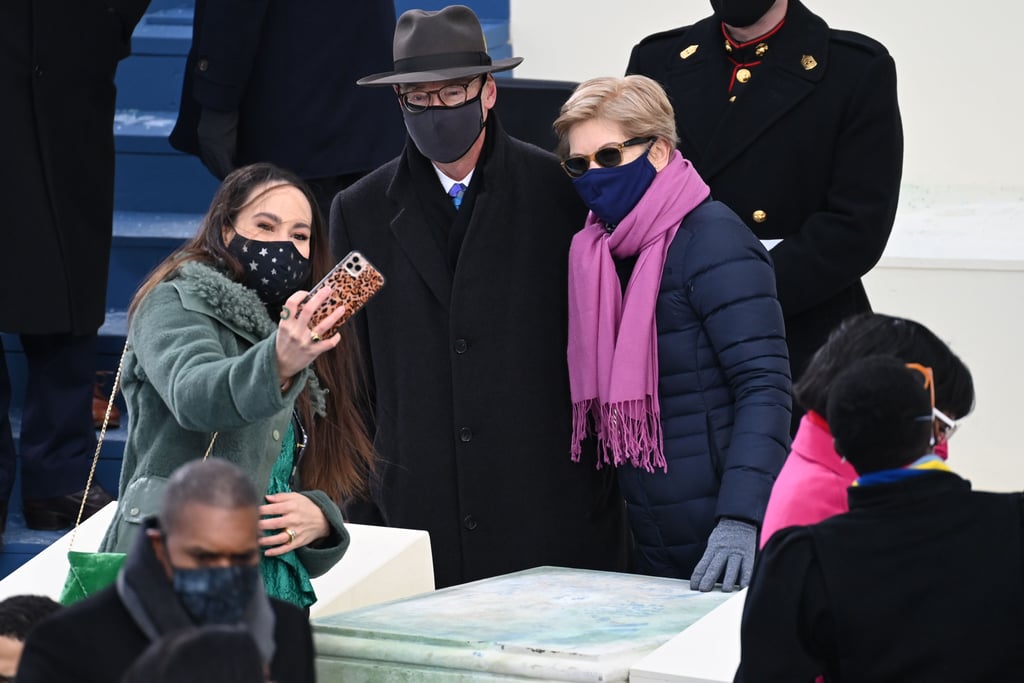 Meena Harris's Dress and Bedazzled Boots For Inauguration