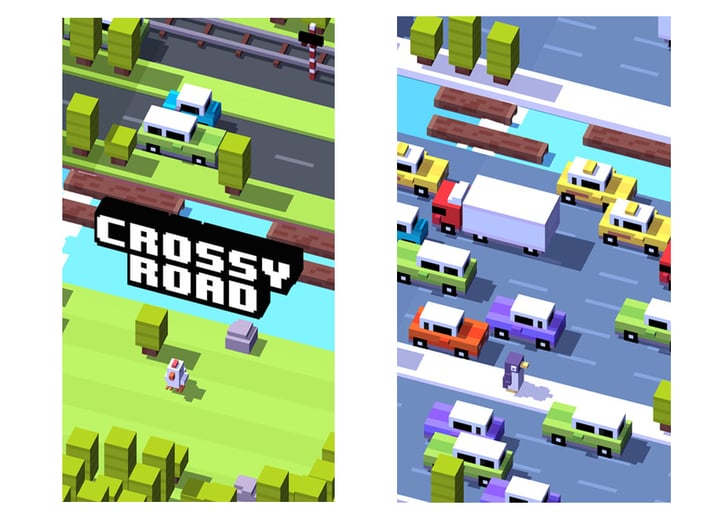 the crossy road game