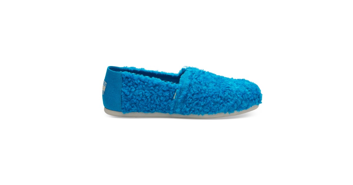 Sesame Street X TOMS Cookie Monster Faux Shearling Women s