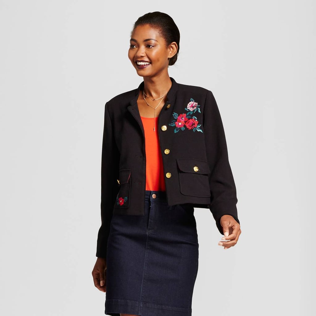 A New Day Embroidered Military Jacket