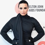 Demi Lovato's Spiked Nails Perfectly Complement Their Red Latex Corset