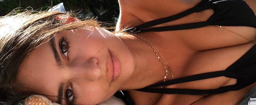 Emily Ratajkowski Wearing Jewelry With Her Swimsuits