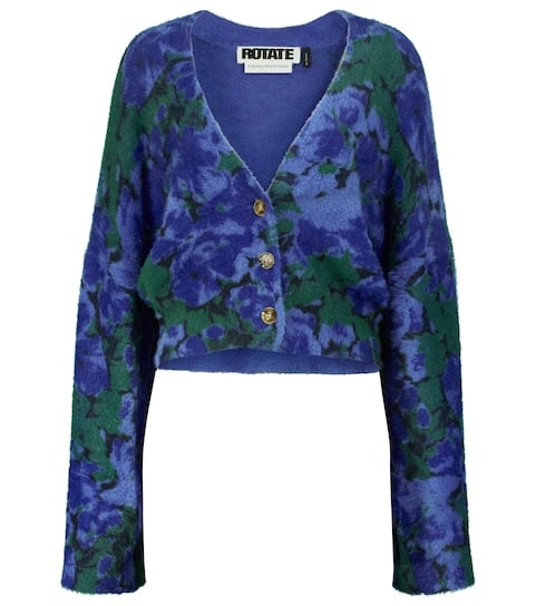 Rotate Birger Christensen Kristinia Floral Cardigan