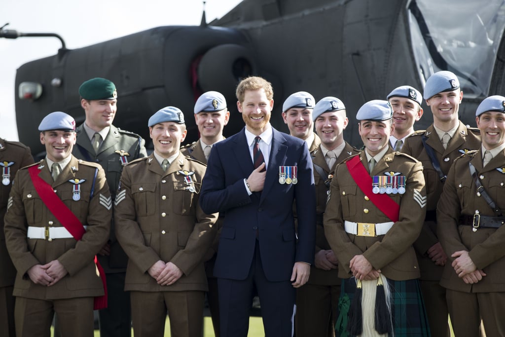 Harry Presented New Pilots With Their Wings