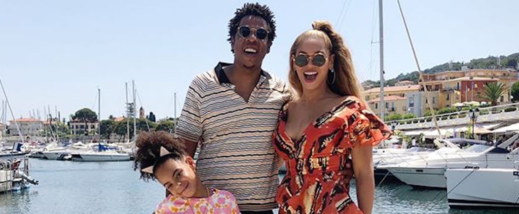 Beyoncé and Jay-Z Take Blue on Vacation to France