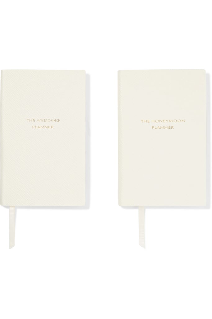 Smythson Set of Two Panama Wedding and Honeymoon Planner Notebooks