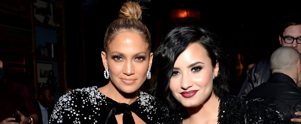 Jennifer Lopez and Demi Lovato on American Idol March 2016