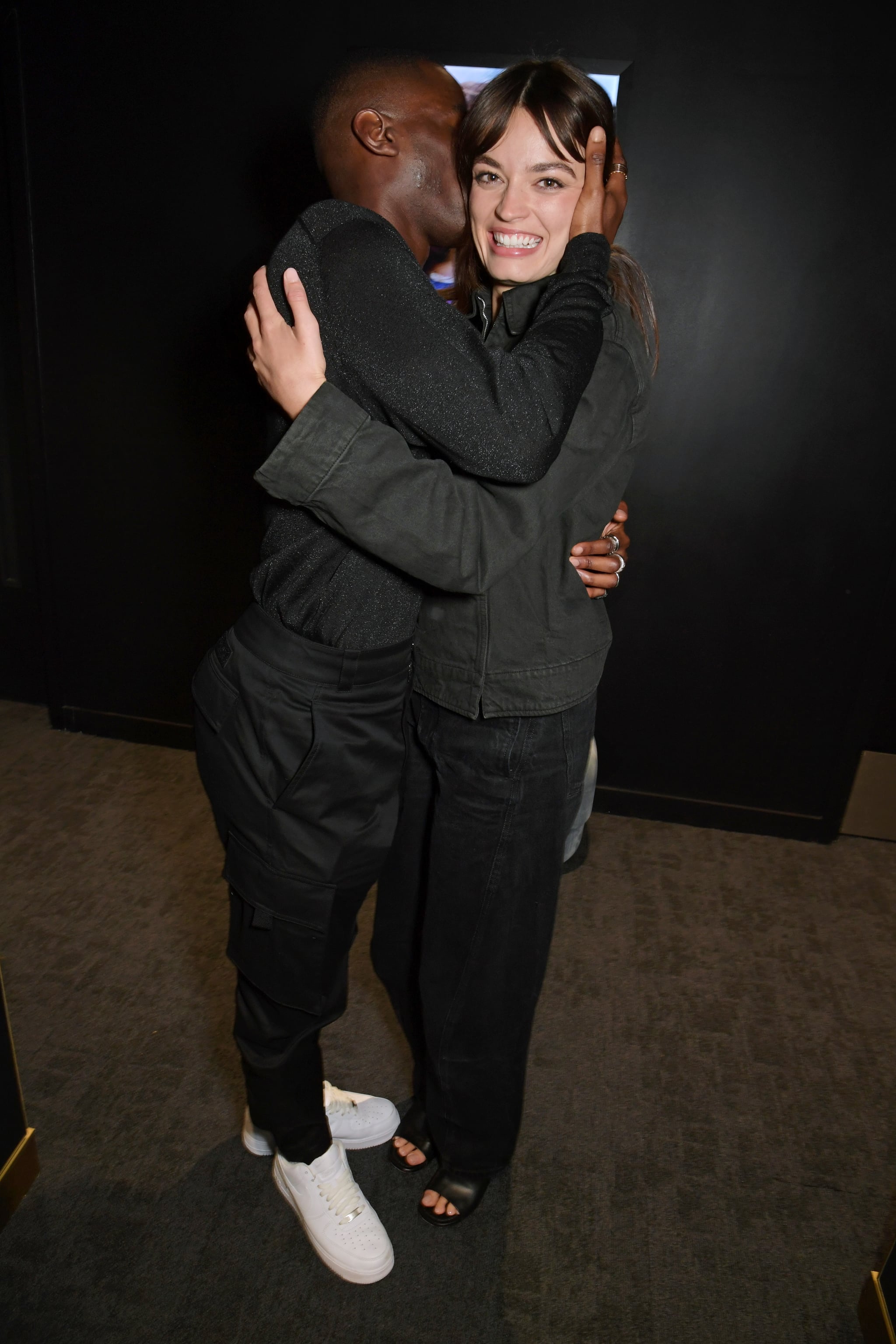 LONDON, ENGLAND - OCTOBER 03: Ncuti Gatwa and Emma Mackey attend a special screening of 'Emily', hosted by Frances O'Connor, on October 3, 2022 in London, England. (Photo by David M. Benett/Dave Benett/Getty Images for Warner Brothers)