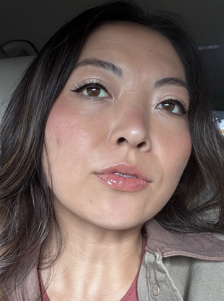 Topicals Slick Salve Glossy Lip Balm ($16) I am obsessed with clear lip glosses, and always have at least a few on me. But I've been sold on this Topicals glossy balm since a friend, unprompted, said my lips looked like they were shining like the sun. Here it is in action.