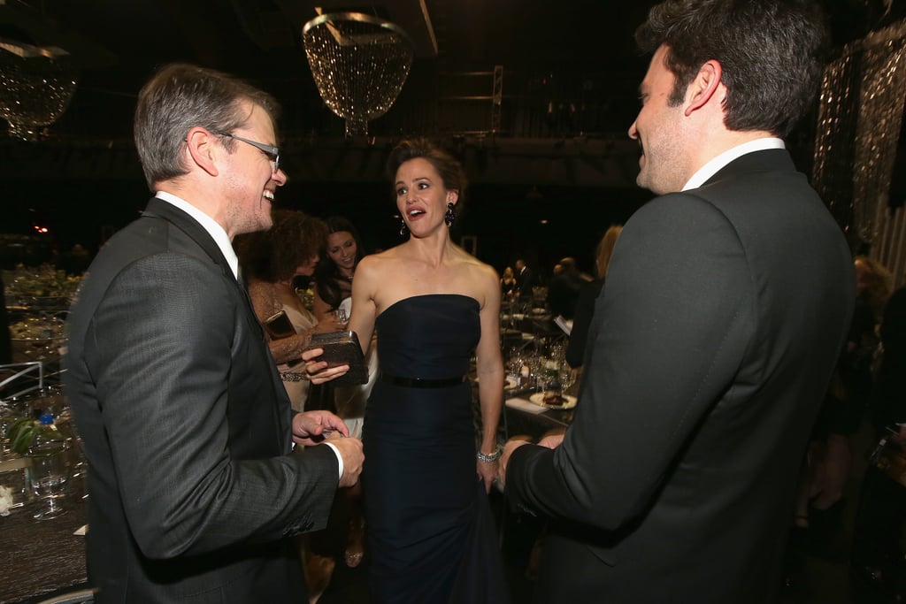 Matt Damon made Jennifer Garner and Ben Affleck laugh.
