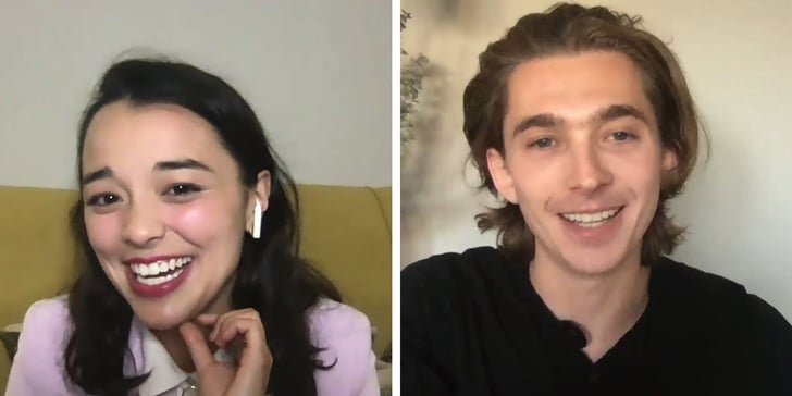 Austin Abrams And Midori Francis Dash Lily Video Interview POPSUGAR 