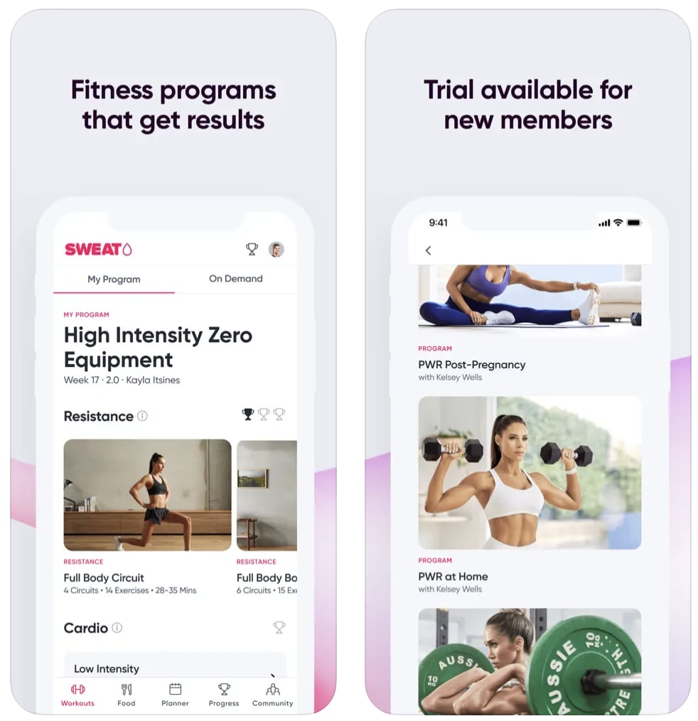 Fitness mobile app  Workout apps, Mobile app, App development