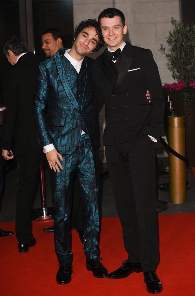 Alex Wolff and Asa Butterfield at the 2020 BAFTAs in London